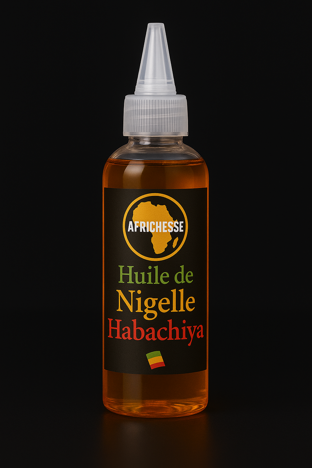 Flacon de 150ML d'huile de nigelle HABASHIYA pressée à froid