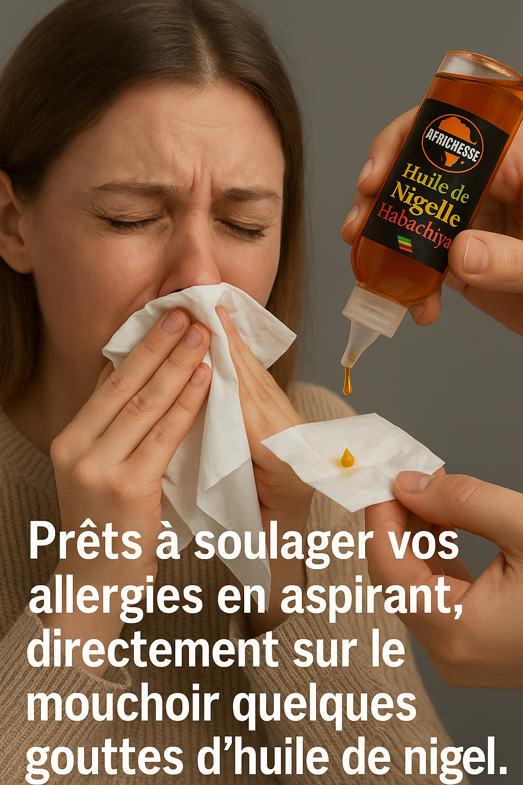 Flacon de 150ML d'huile de nigelle HABASHIYA pressée à froid