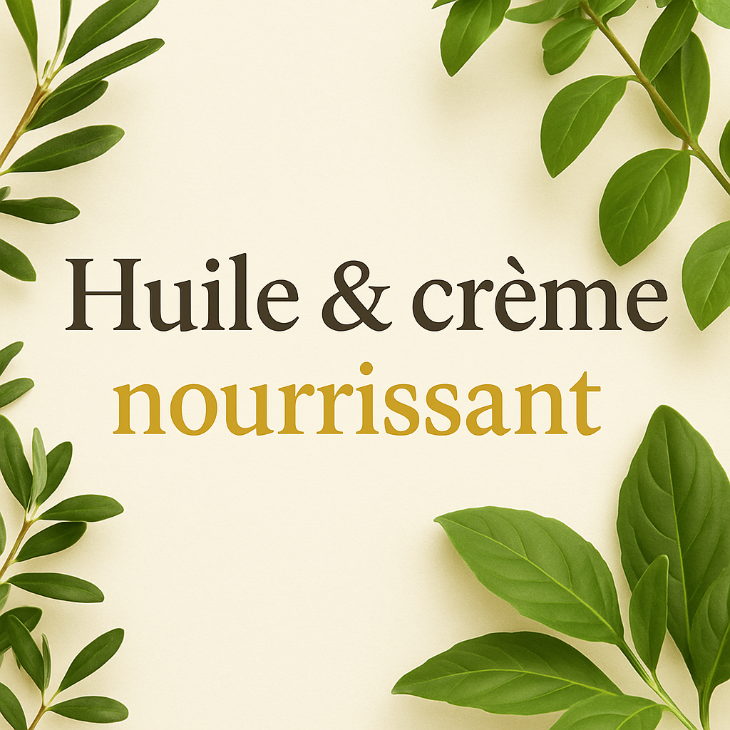 Huile & crème nourrissant