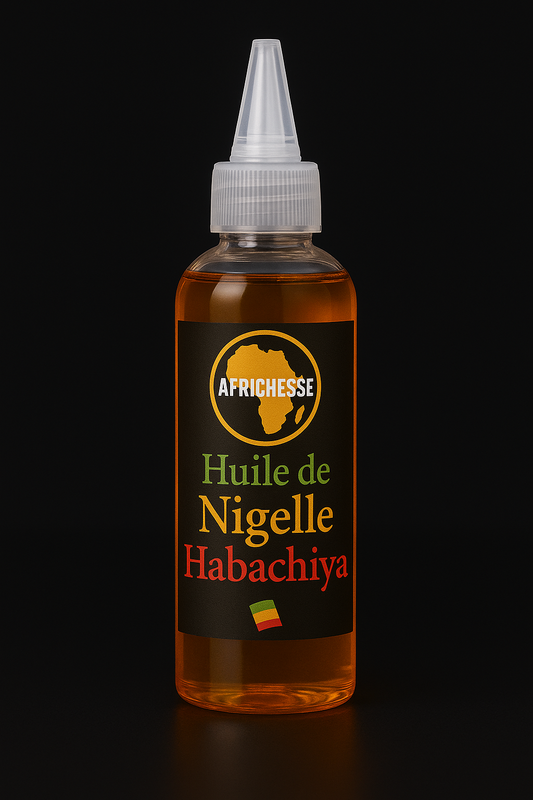 Flacon de 150ML d'huile de nigelle HABASHIYA pressée à froid